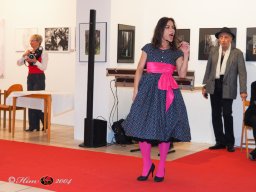 Fashion Show in der Contemplor Galerie Wien am 14. 03. 2024